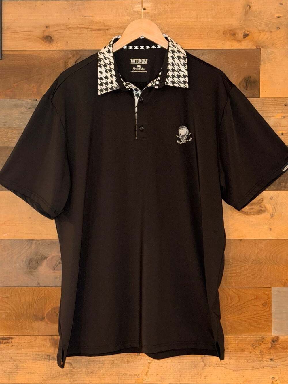 Tattoo Golf Performance Polo Shirt Xl Vip Collection Skull Logo
